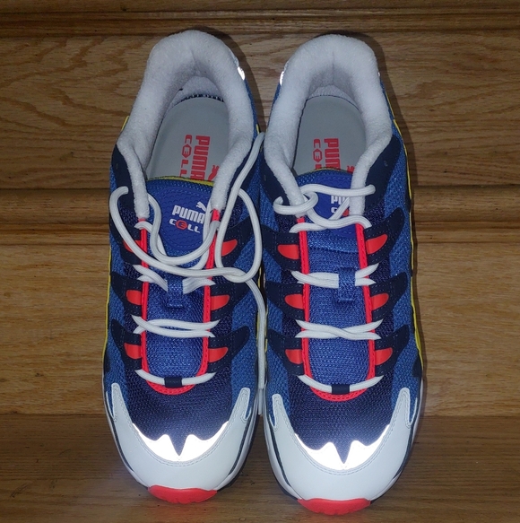 Puma Cell Alien OG Navy and Yellow Sneakers. - Picture 3 of 7